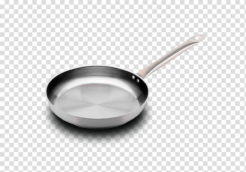 Frying pan Stainless steel Kitchen Wok Tableware, frying pan transparent background PNG clipart