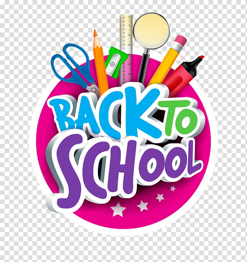 back to school cartoon transparent background PNG clipart