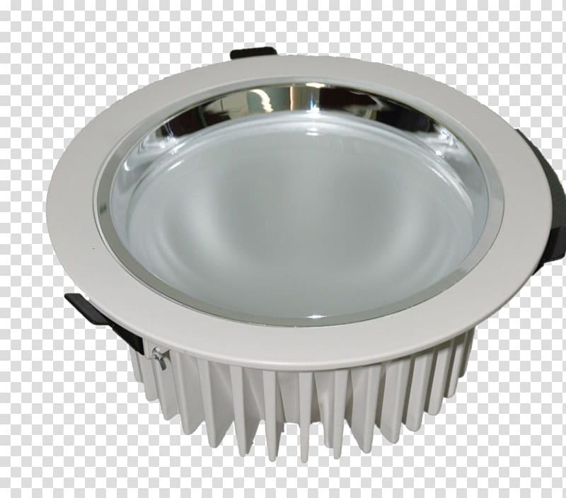 Recessed light Lighting Light-emitting diode LED lamp, downlights transparent background PNG clipart