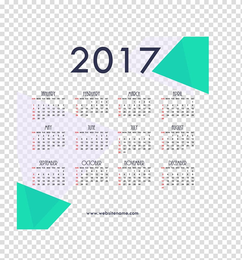 Calendar Triangle Template, Triangle background business calendar transparent background PNG clipart