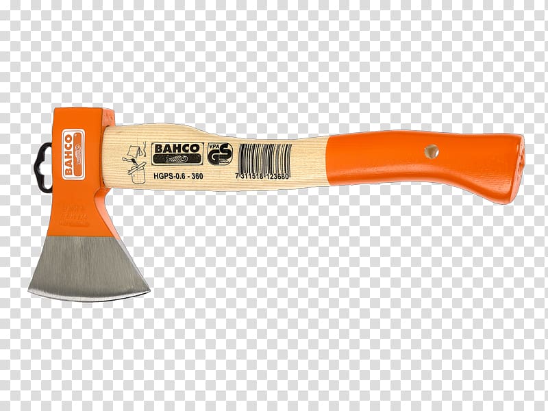 Bahco Hand tool Hatchet Splitting maul, hammer transparent background PNG clipart