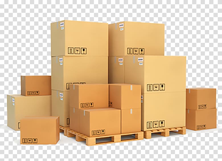 Pallet Cardboard box Transport Cargo, box transparent background PNG clipart