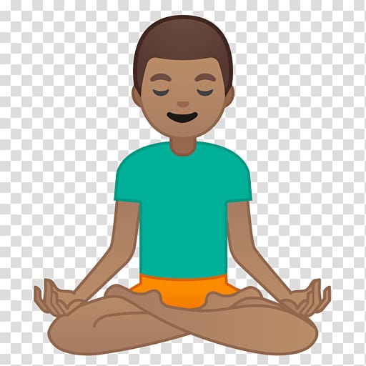 Emoji Meditation Lotus position Yoga Noto fonts, Emoji transparent background PNG clipart