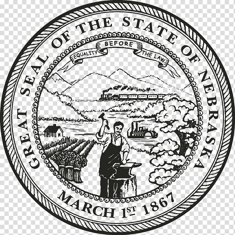 Secretary of State of Nebraska NE State Senate Seal of Nebraska, Nebraska transparent background PNG clipart