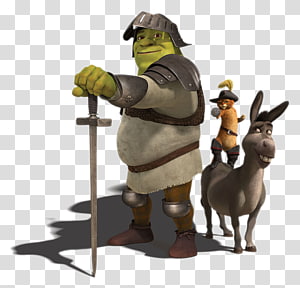 Transparent Shreck Png - Shrek Donkey And Puss In Boots, Png Download -  503x666 PNG 