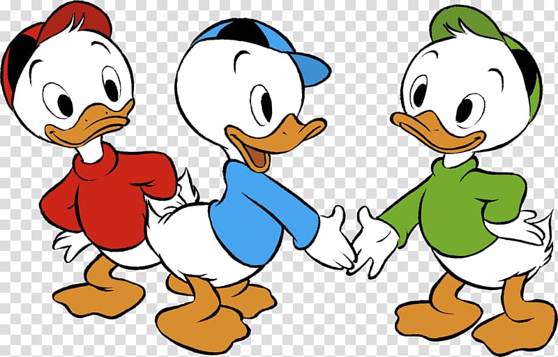 Huey, Dewey and Louie Donald Duck Scrooge McDuck Daisy Duck Gladstone Gander, huey dewey and louie transparent background PNG clipart