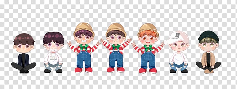Never Ever Chibi GOT7, others transparent background PNG clipart