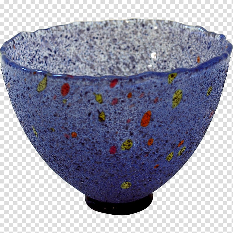 Glass Kosta Glasbruk Cobalt blue Bowl Ceramic, glass transparent background PNG clipart