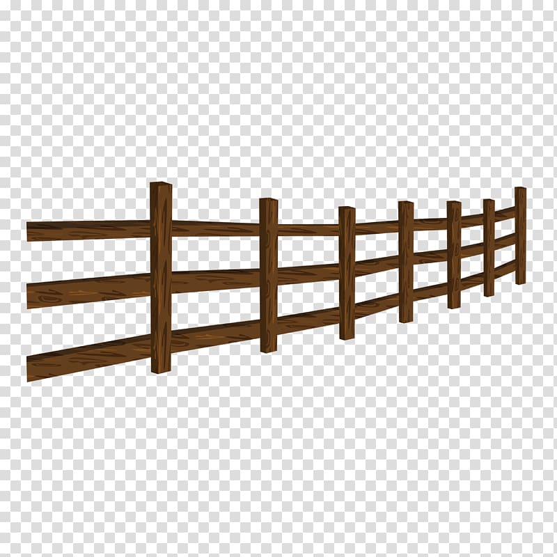 brown fence , Fence Wood Euclidean Icon, FIG brown wooden fence transparent background PNG clipart