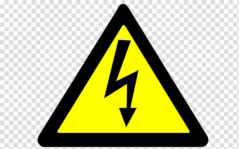 Electricity Electrical injury Sticker Hazard Safety, Warning Sign transparent background PNG clipart