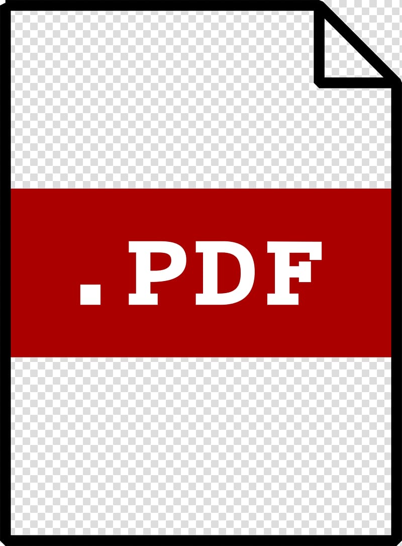 Portable Document Format Computer Icons , Pdf Icon Simple transparent background PNG clipart