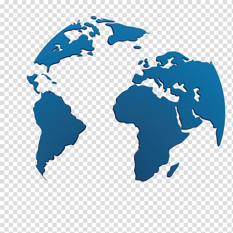 globe , Earth Globe World map, blue world map decoration transparent background PNG clipart