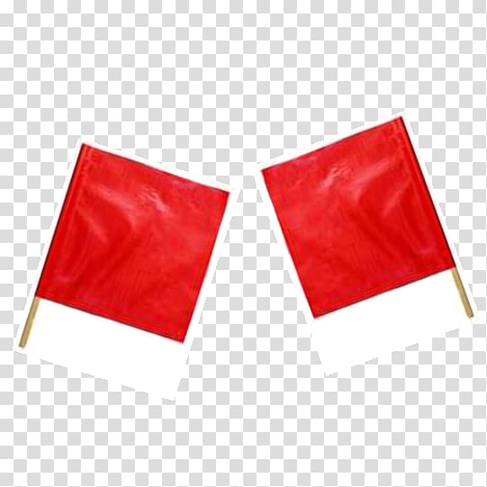 Barricade Red Flag Road traffic control device, orange flag transparent background PNG clipart