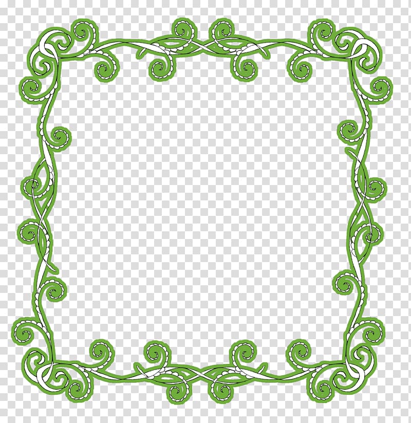 New Year\'s Day Greeting Wish , green frame transparent background PNG clipart