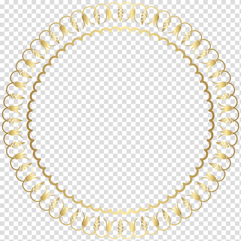 gold floral wreath , .xchng , Decorative Round Border Frame transparent background PNG clipart
