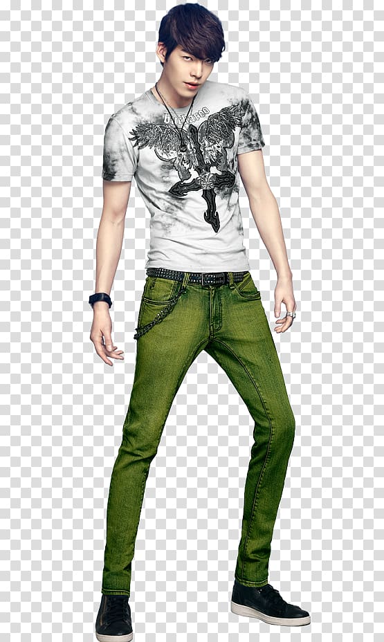 Kim Woo-bin Seoul Korean drama Jeans Model, jeans transparent background PNG clipart