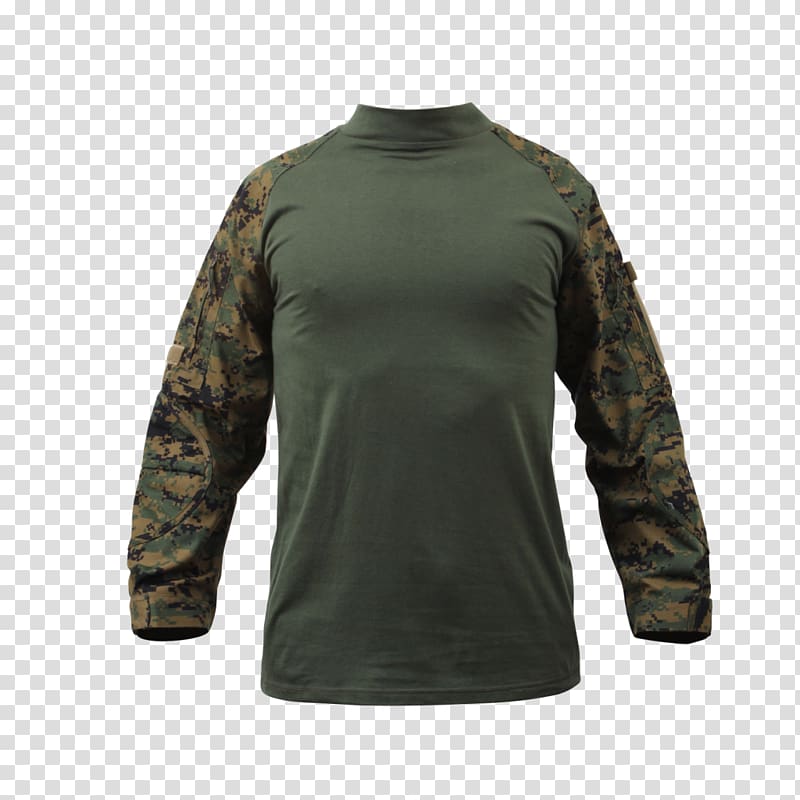 T-shirt Army Combat Shirt U.S. Woodland Army Combat Uniform, T-shirt transparent background PNG clipart