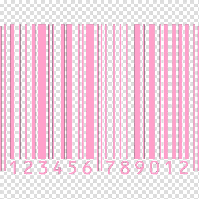 High Capacity Color Barcode Pink Código, barcode transparent background PNG clipart