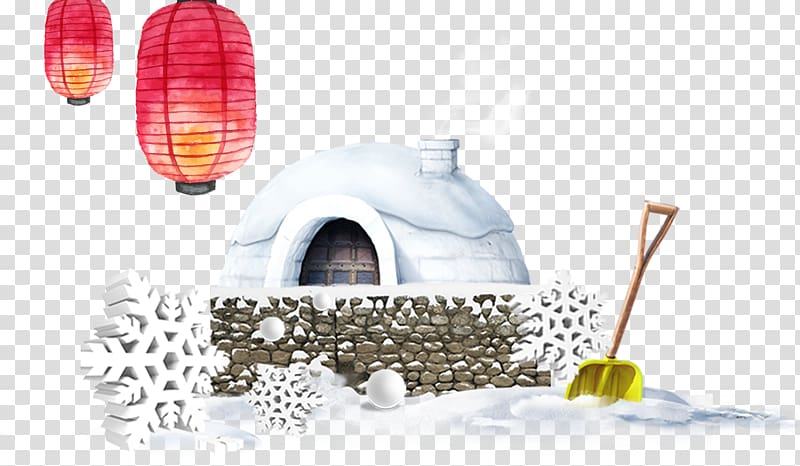 Snow Winter, Winter snow house transparent background PNG clipart