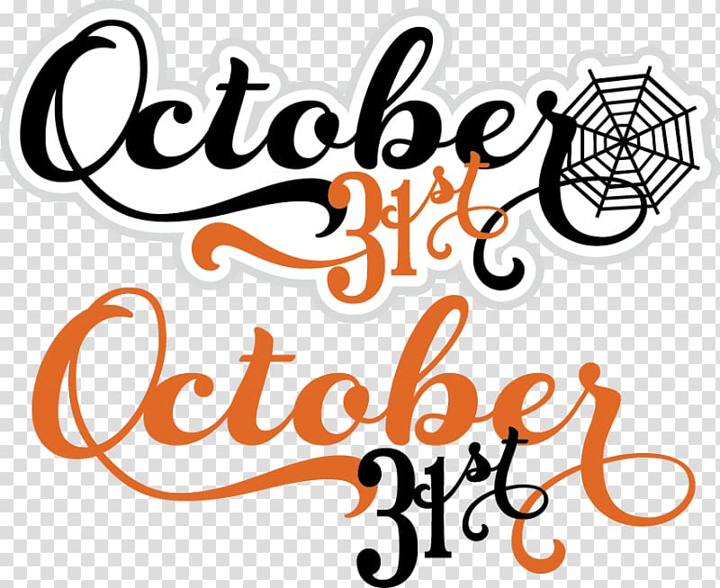 October 31 Halloween , October transparent background PNG clipart