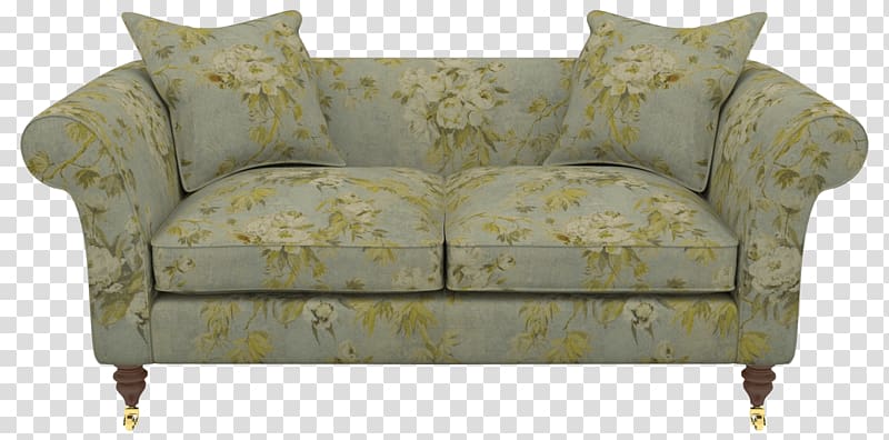 Couch Chair Footstool Velvet Table, celadon transparent background PNG clipart