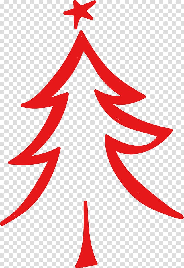 Drawing Christmas tree, Christmas tree transparent background PNG clipart