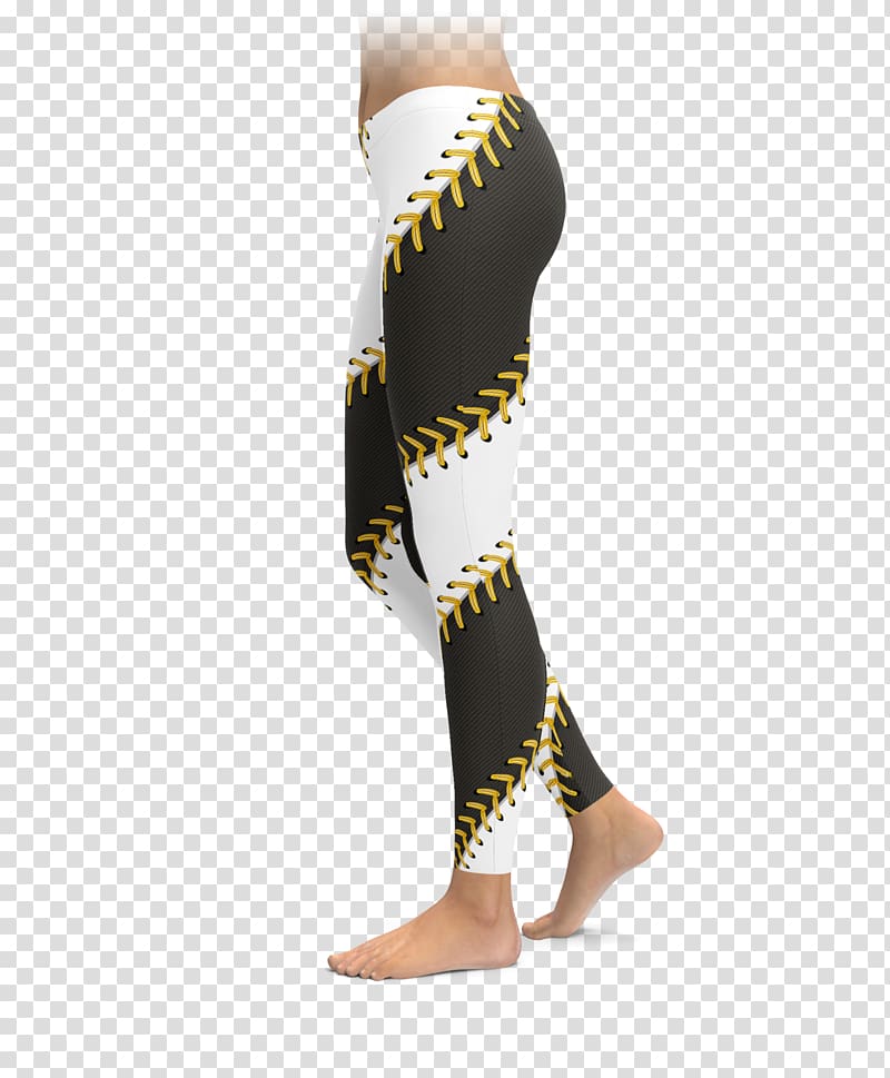 Leggings Waist Fashion Baseball Plus-size clothing, Baseball Stitch transparent background PNG clipart