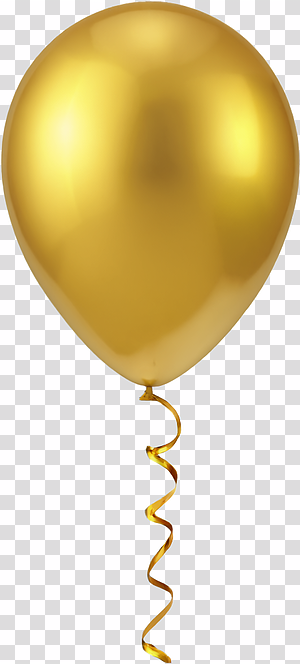 Gold Star Foil Balloon transparent background PNG clipart thumbnail