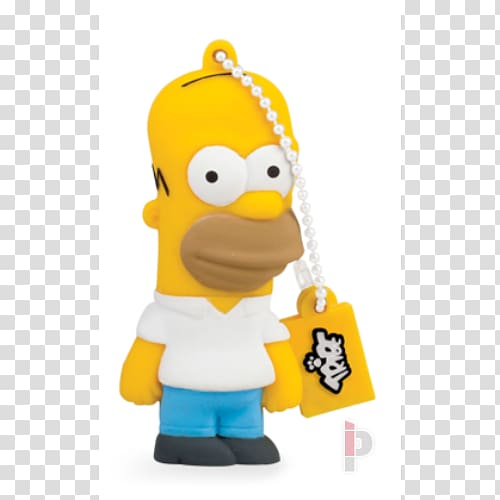 Homer Simpson Bart Simpson The Simpsons: Tapped Out Lisa Simpson USB Flash Drives, Bart Simpson transparent background PNG clipart