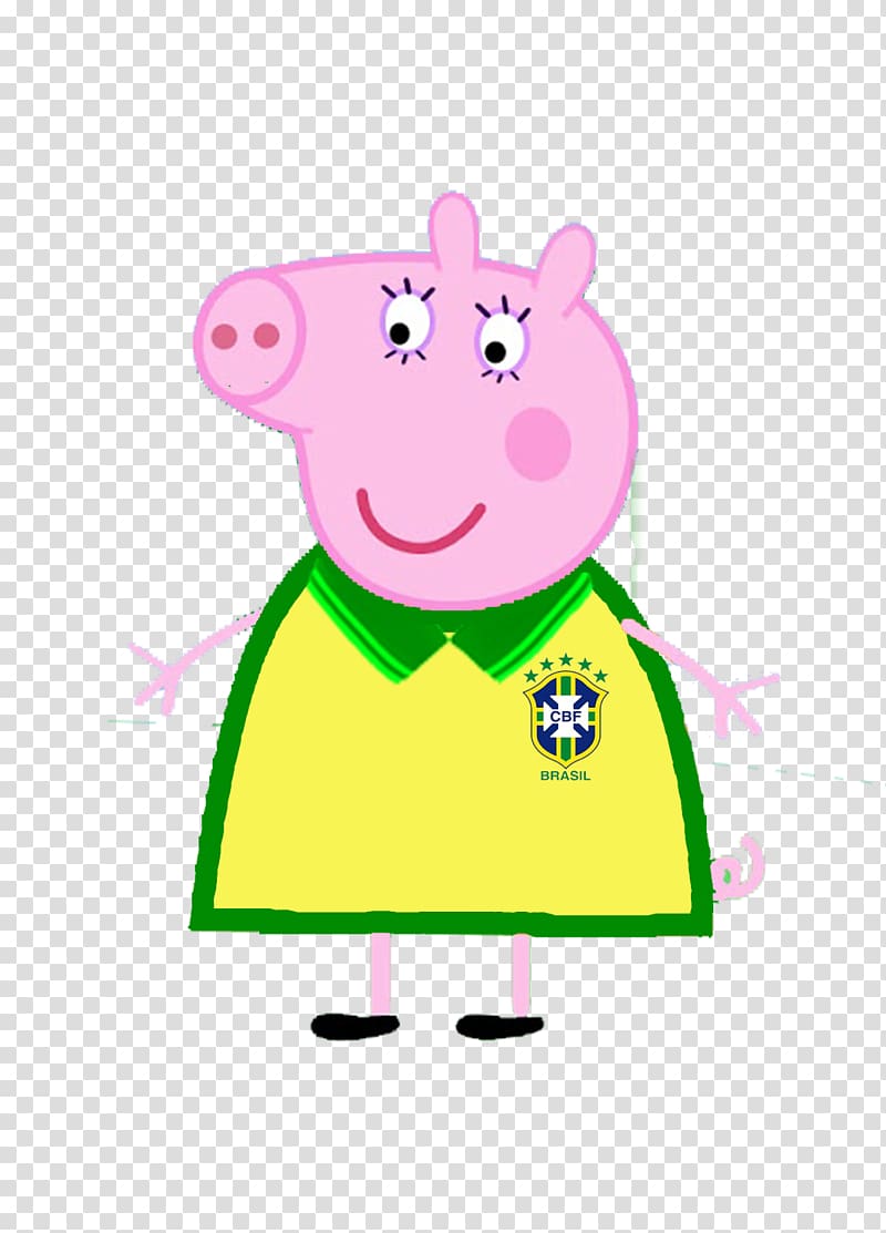 Daddy Pig Mummy Pig George Pig Richard Rabbit, pig transparent background PNG clipart