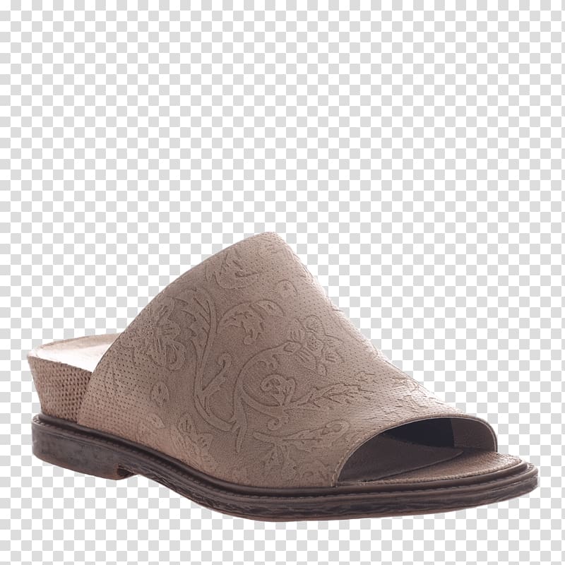 Leather Sandal Shoe Slide Wedge, slippery slide transparent background PNG clipart