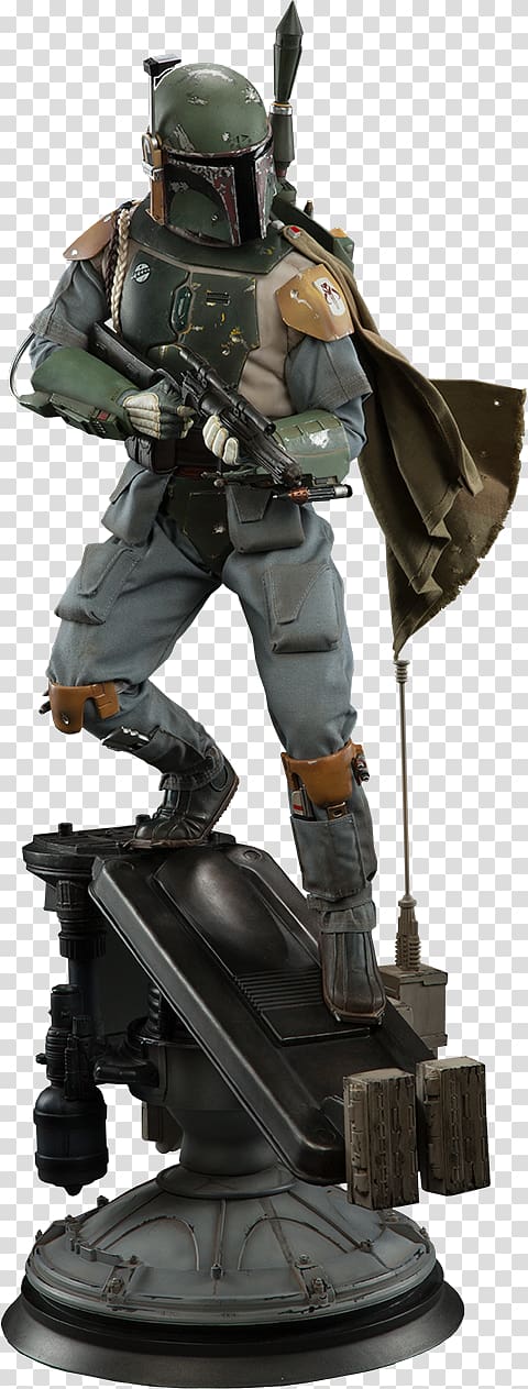 Boba Fett Anakin Skywalker Luke Skywalker Figurine Sideshow Collectibles, Sideshow bob transparent background PNG clipart