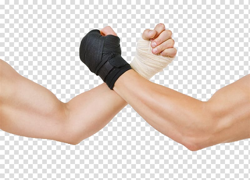 Hand clasping Arm wrestling, Arm Wrestling transparent background PNG clipart