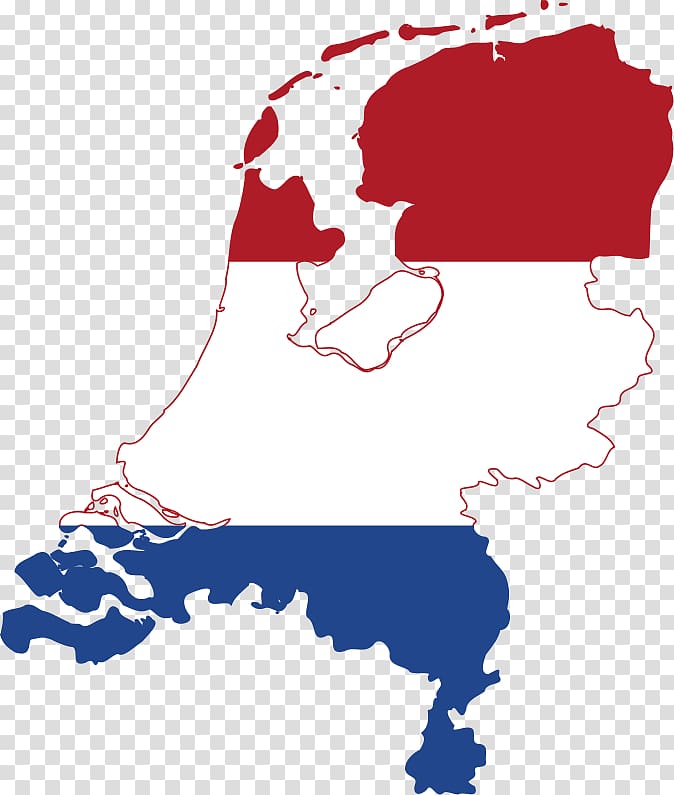 Flag of the Netherlands Map, maa transparent background PNG clipart
