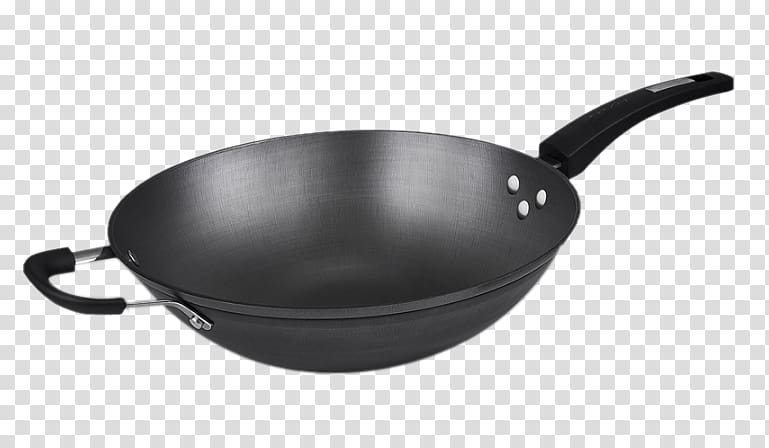 Frying pan Wok Cookware Lid Pots, Pointed at the end of cast iron cookware transparent background PNG clipart