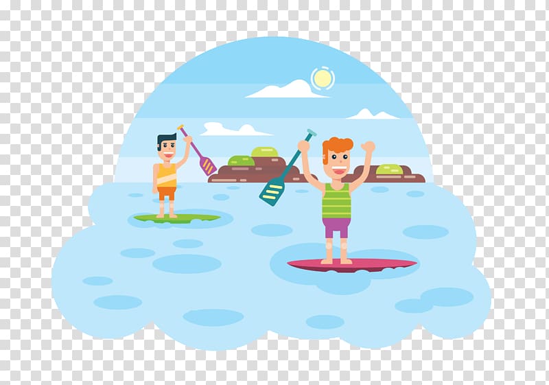 Standup paddleboarding Surfing Surfboard , Paddle Board transparent background PNG clipart