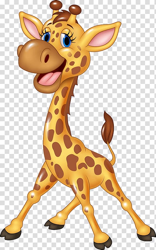 giraffe , Giraffe Cartoon, cartoon giraffe transparent background PNG clipart