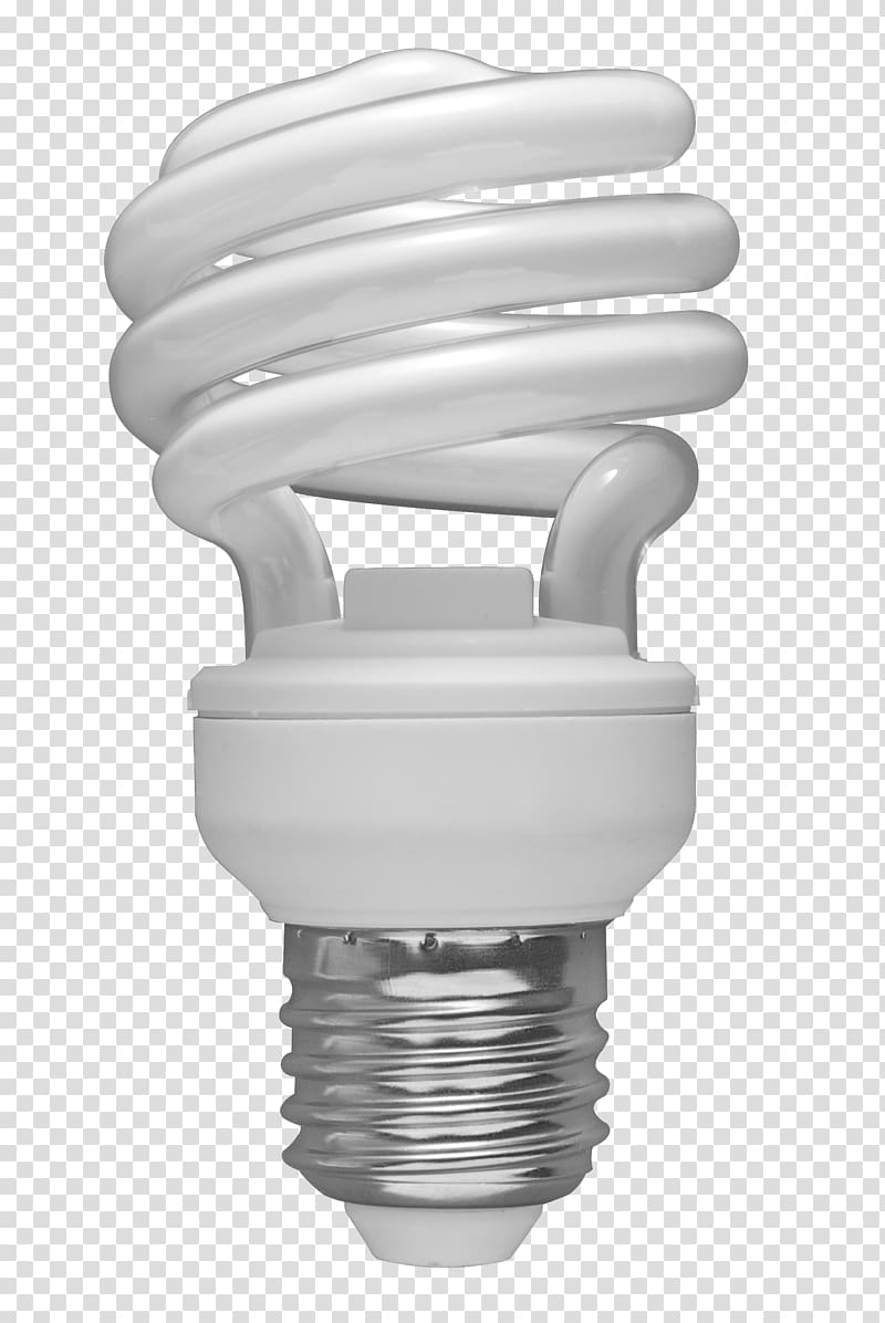 Incandescent light bulb Compact fluorescent lamp LED lamp, white day light bulb transparent background PNG clipart