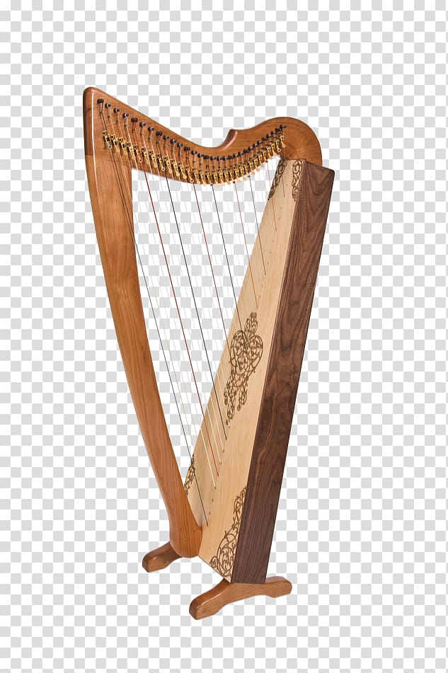 Celtic harp Konghou Iranian musical instruments, harp transparent background PNG clipart
