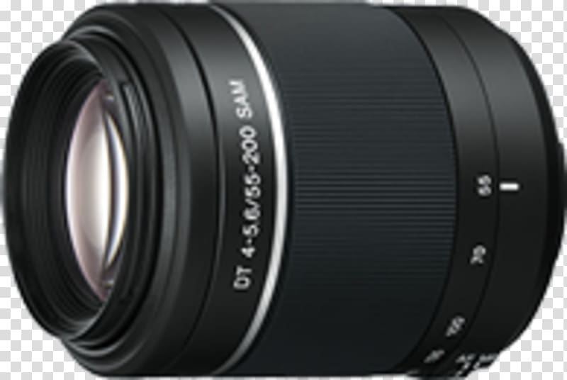 Sony Alpha 77 Sony α Sony Tele Zoom 55-200mm F/4.0-5.6 Camera lens 索尼, camera lens transparent background PNG clipart