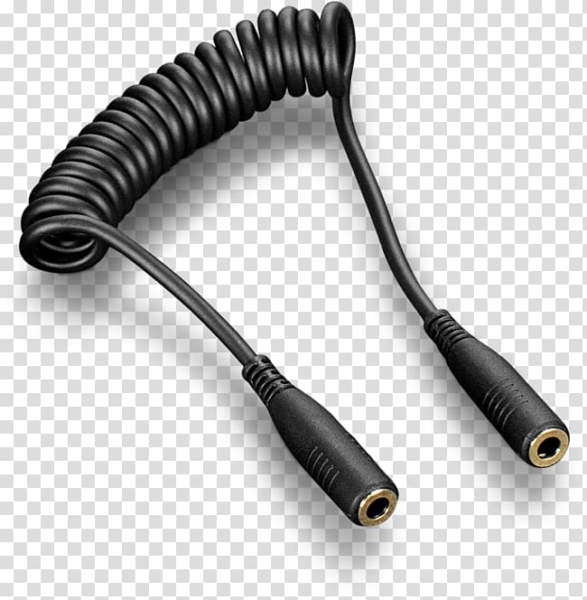 Coaxial cable Sennheiser SP link adapter, Audio extension cable Speakerphone Telephone, Sennheiser USB Headset Dual transparent background PNG clipart