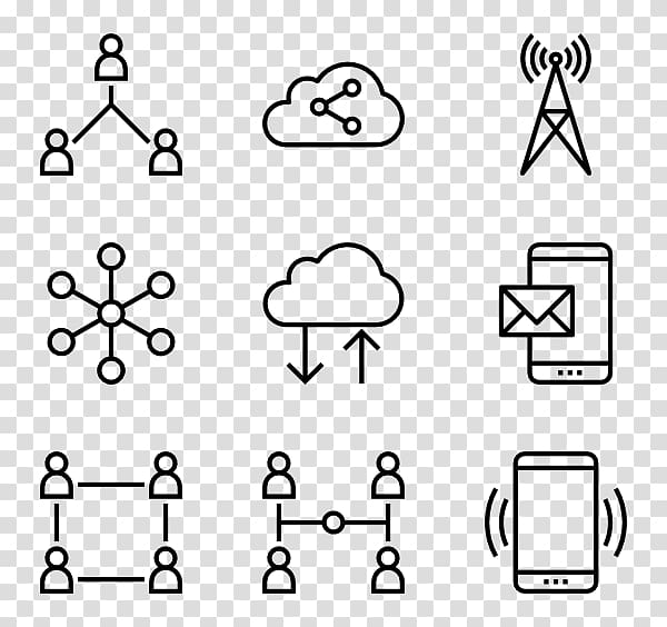 Computer Icons Icon design , communication network transparent background PNG clipart