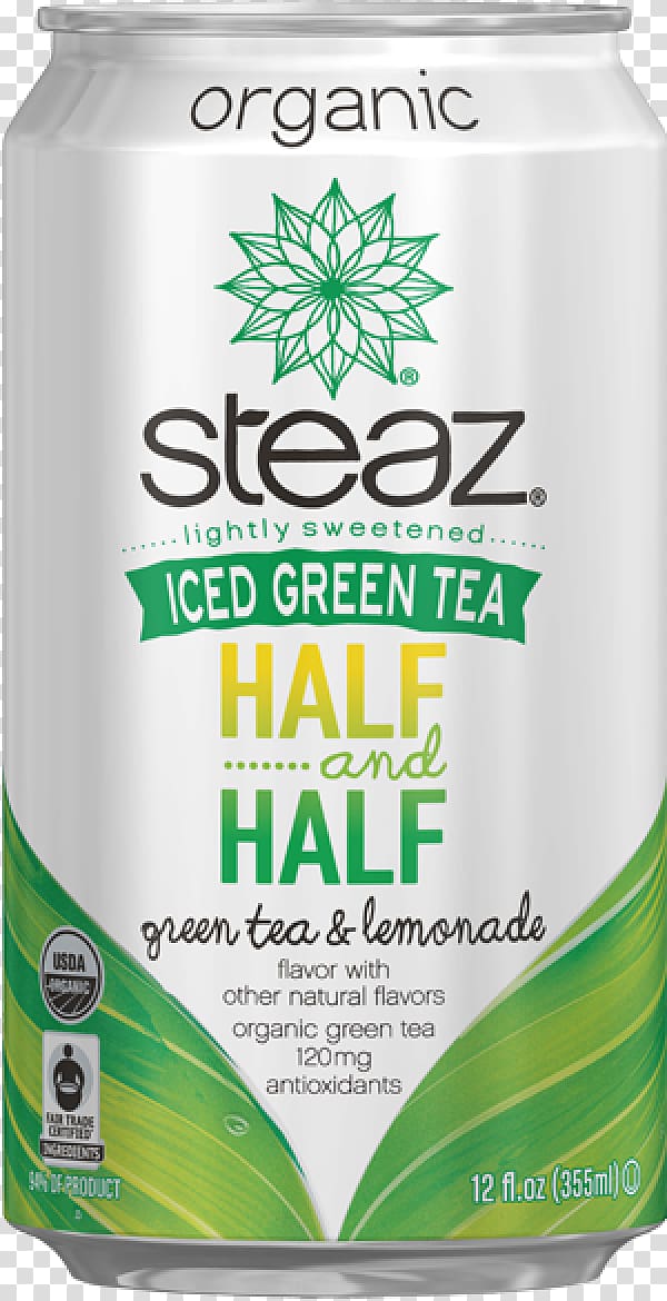 Green tea Iced tea Organic food Steaz, green tea transparent background PNG clipart