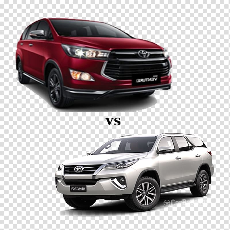 Toyota Fortuner Car Sport utility vehicle Toyota Hilux, toyota innova transparent background PNG clipart