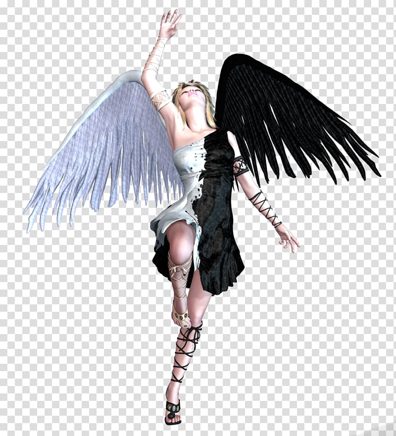 Fallen angel, Fantasy Angel Pic transparent background PNG clipart