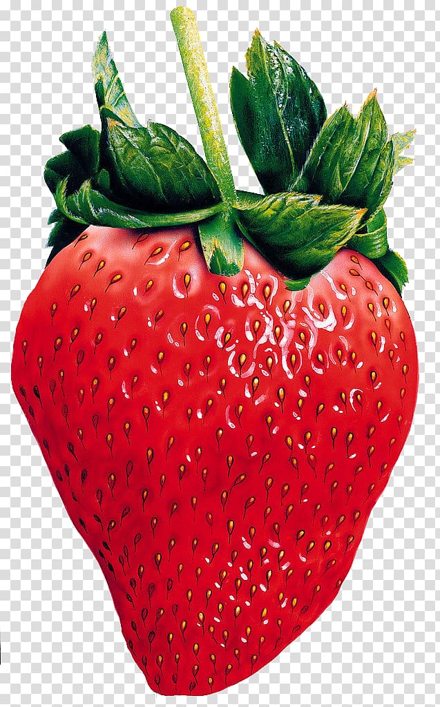 Strawberry pie Tart Strawberry Senga Sengana Fruit, Hand-painted strawberry transparent background PNG clipart