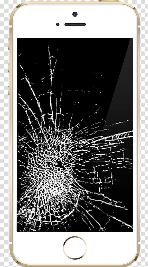 iPhone 5 Computer Apple Smartphone Touchscreen, broken ipad transparent background PNG clipart