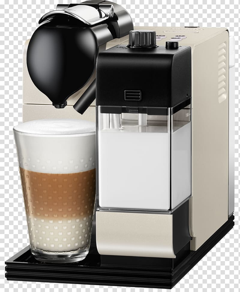 Coffeemaker De\'Longhi Nespresso Lattissima+ EN 520 De\'Longhi Nespresso Lattissima Touch, Coffee transparent background PNG clipart
