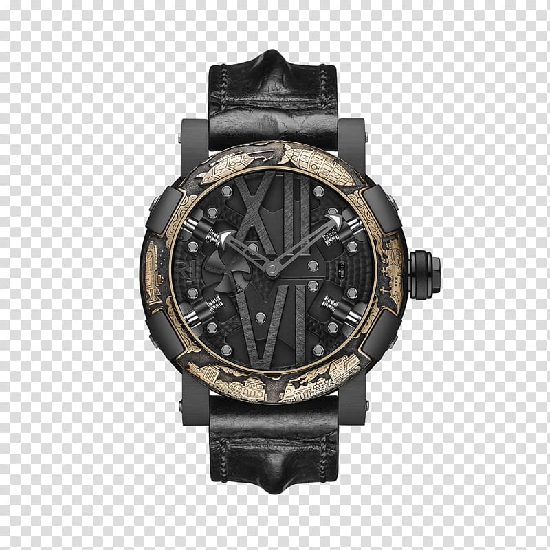 Watch strap RJ-Romain Jerome Baselworld Hublot, watch transparent background PNG clipart