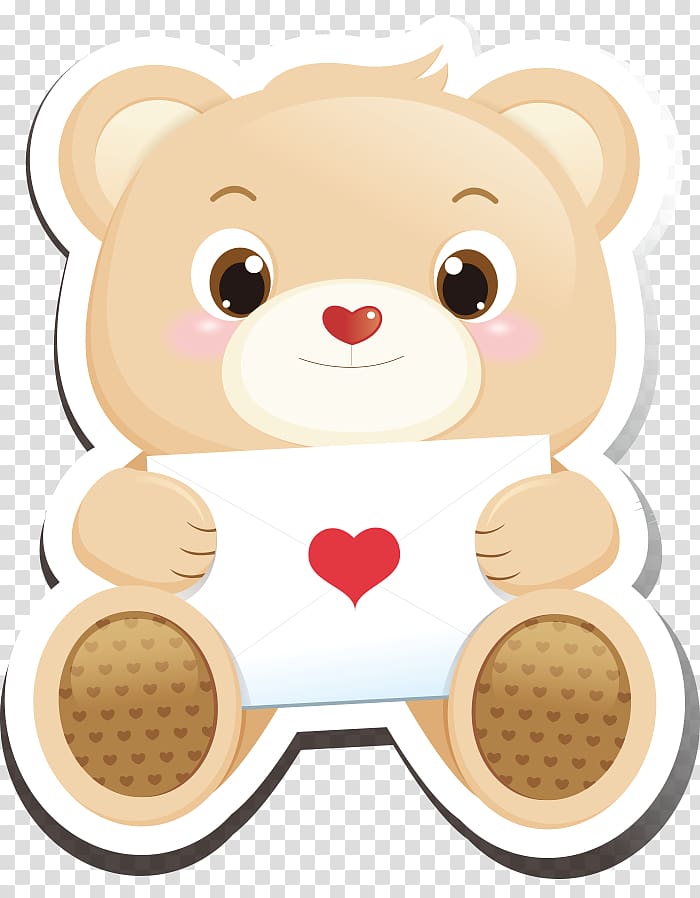 SGUL Teddy Bear Hospital Sticker, cartoon bear love transparent background PNG clipart